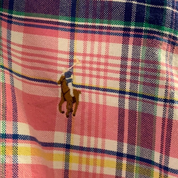 Polo Ralph Lauren button down patterned - Picture 3 of 3